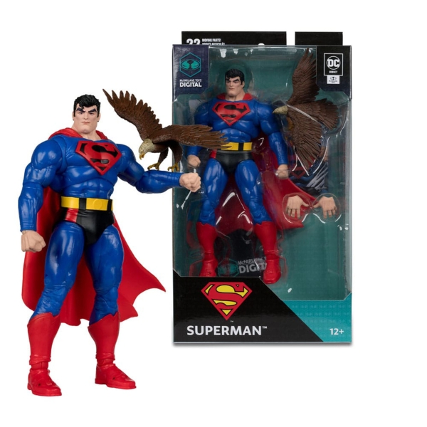 DC Digital Actionfigure "Superman" (Our worlds at war) von McFarlane